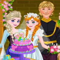 Ariel esküvői tortája