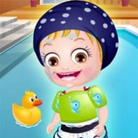 Baby Hazel Swimming Time