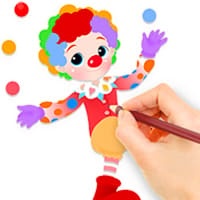 Coloring Book: Funny Clown