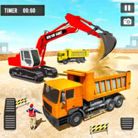 Excavator Crane Driving Sim