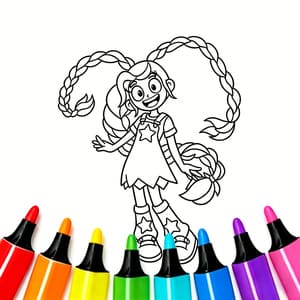 Coloring Book: Lily Lovebraids