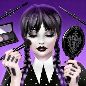 Halloween Makeover: Monster Girl Beauty Salon