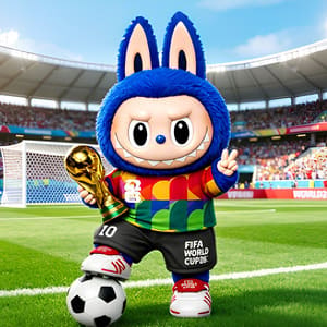 Jigsaw Puzzle: Labubu FIFA World Cup