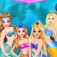 Princess Mermaid Style Dress Up