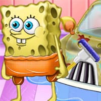 Spongebob Car Cleaning