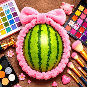 Summer Fruit Makeup