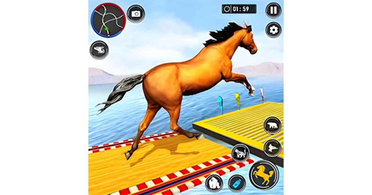 Animal Impossible Track Rush 🦁 Online Arcade Game