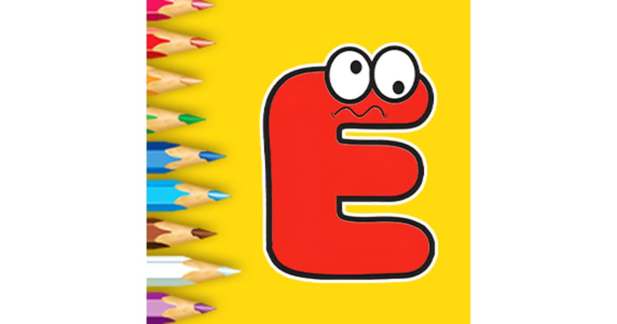 Coloring Book: Letter E - Play Now For Free