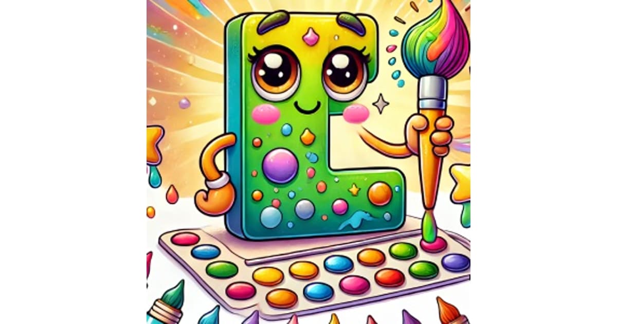 Coloring Book Letter L