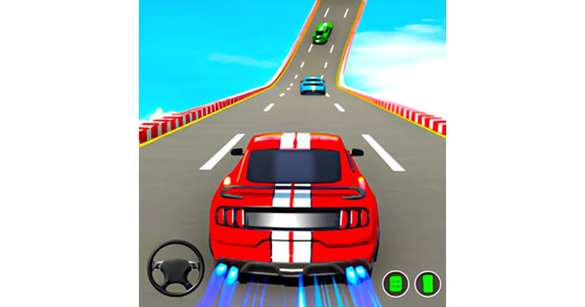 Mega Ramps Stunt Car - Enjoy Racing On Yiv.com