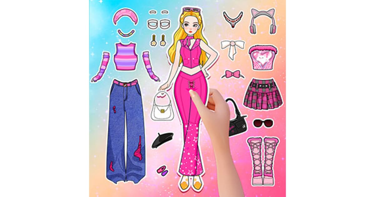 Paper doll for girls dress up free online