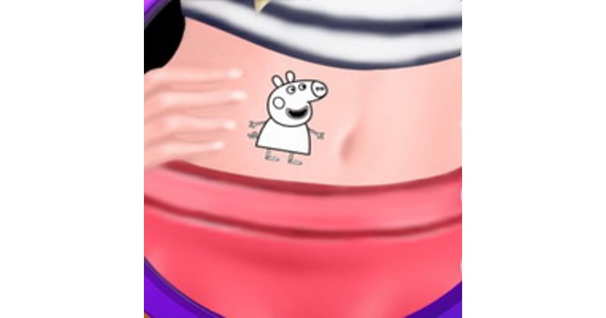 Peppa Pig Tattoo Design - Play Now For Free