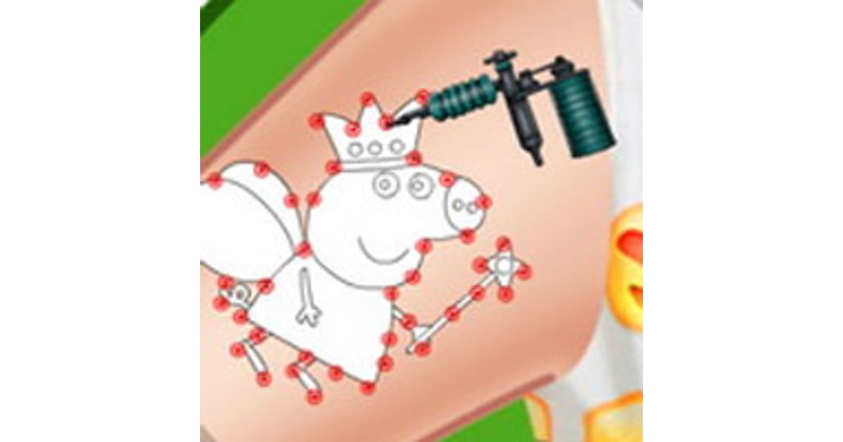 Peppa Pig Tattoo Studio - Play Now For Free