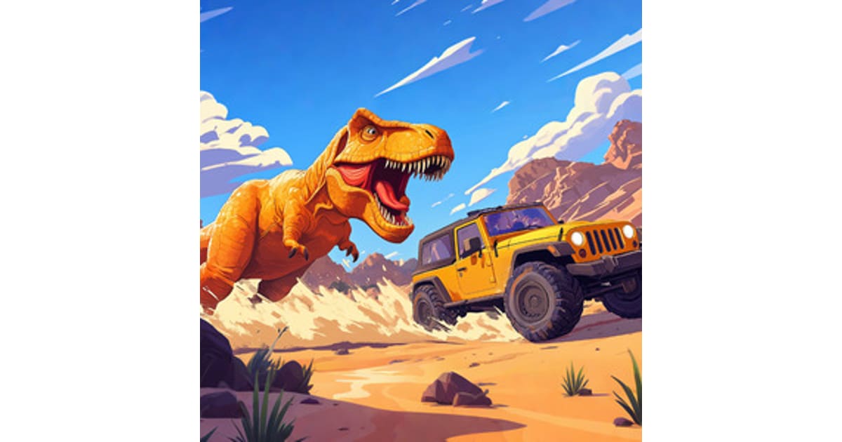 Car Games: Race With Dinosaurs | Yiv
