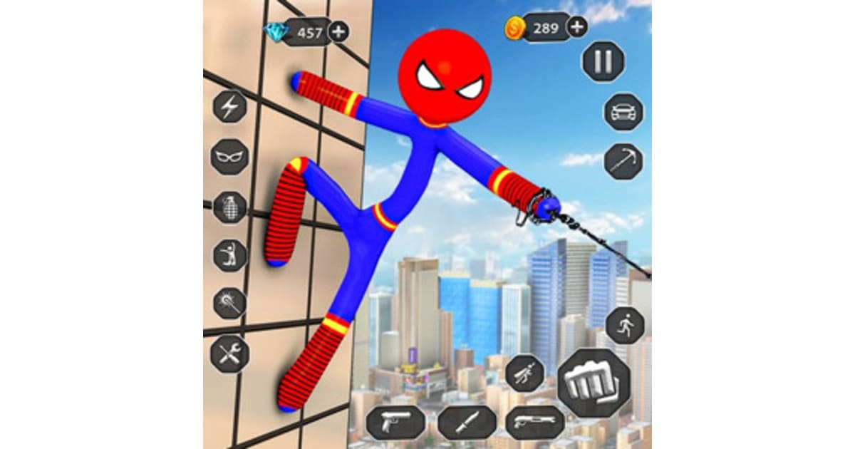 Stickman Warriors Superhero Fight - Action Games
