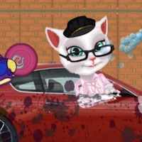 Angela cica autót mos