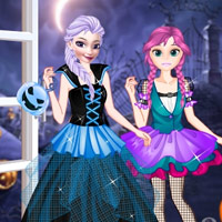 Anna And Elsa First Halloween