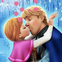 Anna és Kristóf csókja