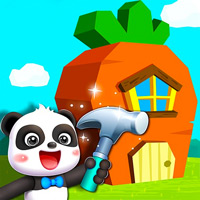 Építs bébi panda házat