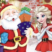 Elsa karácsonyi ajándékot készít