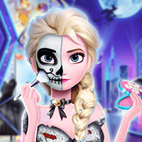 Elsa's Halloween Party Tattoo